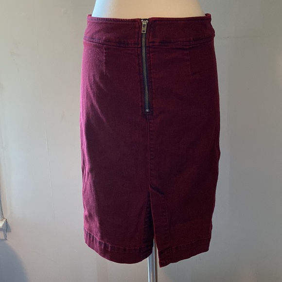 Gently used red engine, pencil skirt - Picture 2 of 2
